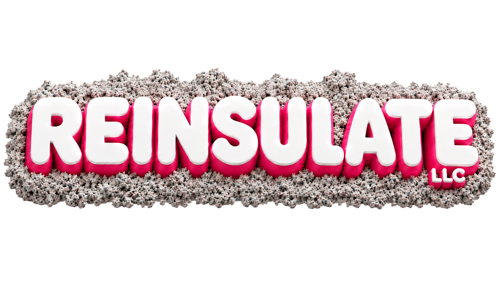 Reinsulate LLC logo with insulation material and text