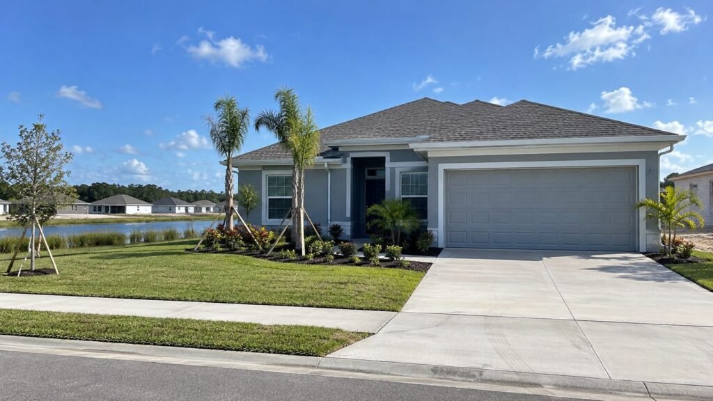 New single-story home in Parrish, Florida